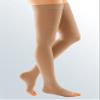 Medi Duomed Soft Class 3 25-35 mmHg Thigh Hold Ups Open Toe Beige Small view 1