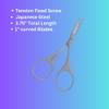 Suvorna Premium Eyebrow Scissors and Nose Hair Scissors With Curved Safety Blades & Rounded Tip for Trimming Small Details Facial Hair, Ear Hair Trimmer, Eyebrow Grooming & Trimming Nasal Hair for men view 3
