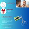 Suvorna Premium Eyebrow Scissors and Nose Hair Scissors With Curved Safety Blades & Rounded Tip for Trimming Small Details Facial Hair, Ear Hair Trimmer, Eyebrow Grooming & Trimming Nasal Hair for men view 4