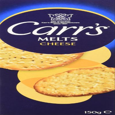 Carrs Cheese Melts 150 g (Pack of 12)