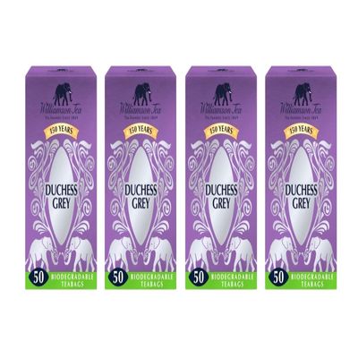 Williamson Tea Duchess Grey (Pack of 4, Total 200 Teabags)