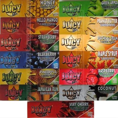 4 Books of Juicy Jays King Size, Pick your flavours or Mix up (Coconut)