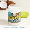 Lucy Bee Extra Virgin Organic Coconut Oil 500ml | Raw, Unrefined, Cold Pressed, Fair Trade, #1 Ethical Consumer Best Buy. Perfect for Cooking, Baking and Natural Beauty for Hair & Skin. view 2