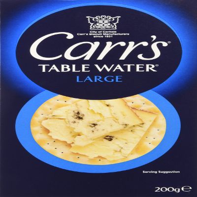 Carrs Table Water Biscuits 200 g (Pack of 16)