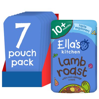 Ella's Kitchen Lovely Lamb Roast Dinner with All The Trimmings 190 g (Pack of 7)