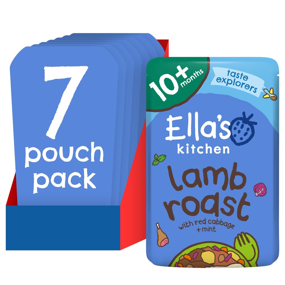 Ella's Kitchen Lovely Lamb Roast Dinner with All The Trimmings 190 g (Pack of 7)