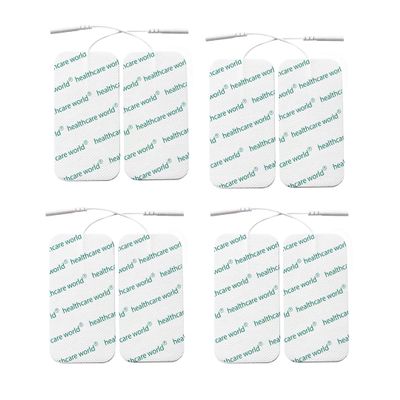 Maternity Tens Pads x 8 by Healthcare World Suitable for Labour Tens Machines, OBI, Elle, NeuroTrac, Lloyds