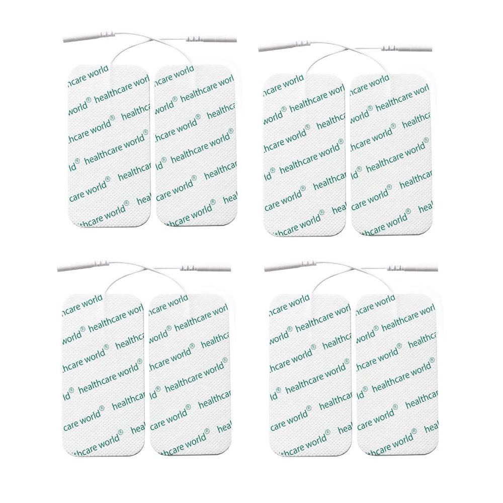 Maternity Tens Pads x 8 by Healthcare World Suitable for Labour Tens Machines, OBI, Elle, NeuroTrac, Lloyds