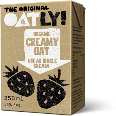 Oatly Organic Creamy Oat Dairy Free Alternative to Cream, 250ml