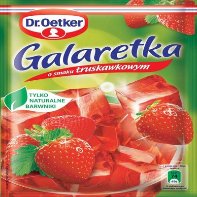 Dr. Oetker Jelly Dish with Strawberry Flavour 77g