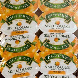 Duerr's Seville Orange Marmalade - 16 x 20g Single / Individual Portions - Stay Fresh & Easy Open
