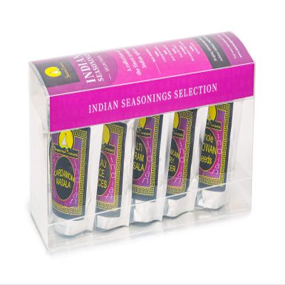 Gift Set, Selection of 5 Indian Spices and Spice Blends