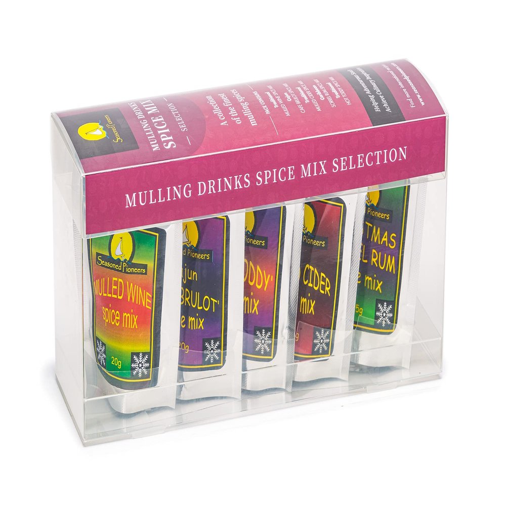 Gift Set, Mulled Spices for Drinks, Set of 5 Spices to create a Hot Mulled Drink