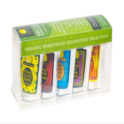 Gift Pack, Organic Worldwide Selection of Curry Powders and Spices