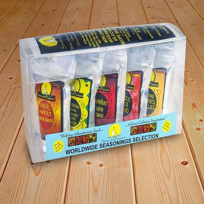 Gift Set, Exotic Worldwide set of spice blends and chillies