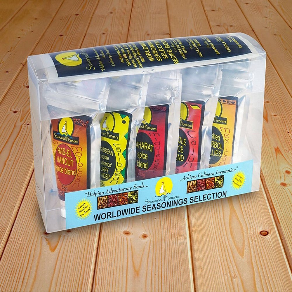 Gift Set, Exotic Worldwide set of spice blends and chillies