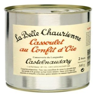 French Cassoulet With Goose Confit La Belle Chaurienne La Belle Chaurienne-Cassoulet Au Confit D Oie La Belle Chaurienne - 29,63 Oz - 2 Serves