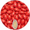 EinsSein 0,5kg Sugared Almonds Baptism Colorato red Glossy Sugar Sweets Almond Dragees Baptism dragee Cake Balls Candy Coated Sweet for Weddings Favours Gift Box sugred fillers Chocolate Chocolates view 1