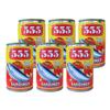555 Sardines in Tomato Sauce Hot, 6.1 oz (155 g), Canned Sardines in Tomato Sauce, 6 Pieces view 1