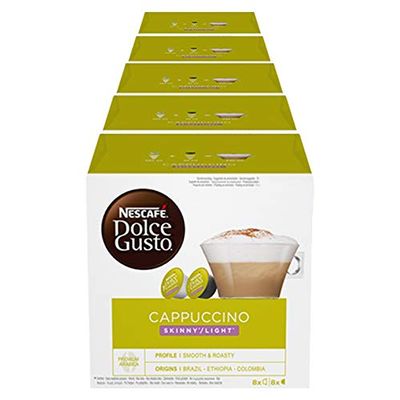 Nescafe Dolce Gusto Skinny Cappuccino 16 pods (Pack of 5)