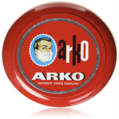 Arko Shaving Soap in Bowl, Red, 90 gram