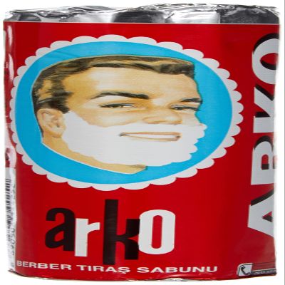 EVYAP Arko Shaving Cream Soap, 6 Pieces, 450 gram