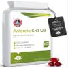 100% Antarctic Krill Oil Capsules 500mg | Natural Source of Astaxanthin & DHA | 1 Month Supply | Krill Oil with Powerful Antioxidant Astaxanthin and Phospholipids | 60 softgels Made for Hellenia view 1