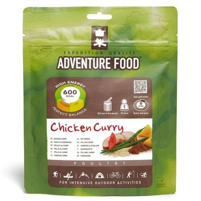 Camping Hiking Food Adventure Food Chicken Curry, Grey, One Size