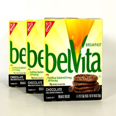 Belvita Chocolate Breakfast Bars - 3 Boxes of 5 Packs 1.76 Oz each by N/A