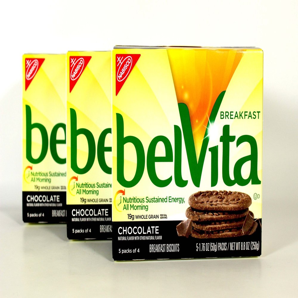 Belvita Chocolate Breakfast Bars - 3 Boxes of 5 Packs 1.76 Oz each by N/A