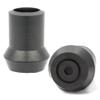 10 Of Crutch Frame Ferrule Black Rubber Heavy Duty + Steel Insert 19Mm Id view 1