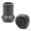 10 Of Crutch Frame Ferrule Black Rubber Heavy Duty + Steel Insert 19Mm Id view 2