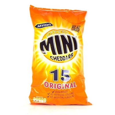 McVities Mini Cheddars 15 Pack 322g