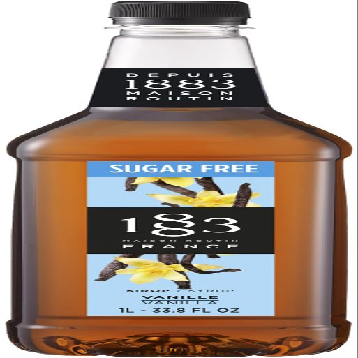 1883 Maison Routin Premium Sugar-Free Vanilla Syrup - Zero Calorie, Coffee Syrup, Cocktails, Mocktails, Ice Tea Great Sugar Alternative, Vegan-Friendly, Allergen-Free, No Preservatives 1L PET Bottle