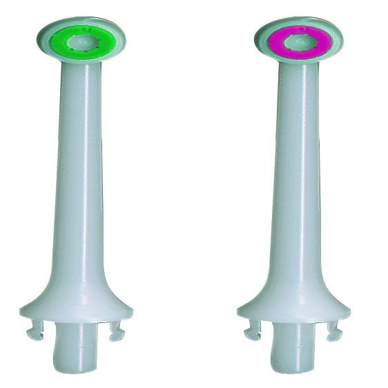 2 Broxo microfractionated Multi-Jet nozzles (Tips/canulas) for Broxo OraJets and BroxoJet. Supplied with Arkebion Card Protector to Protect RFID Data.