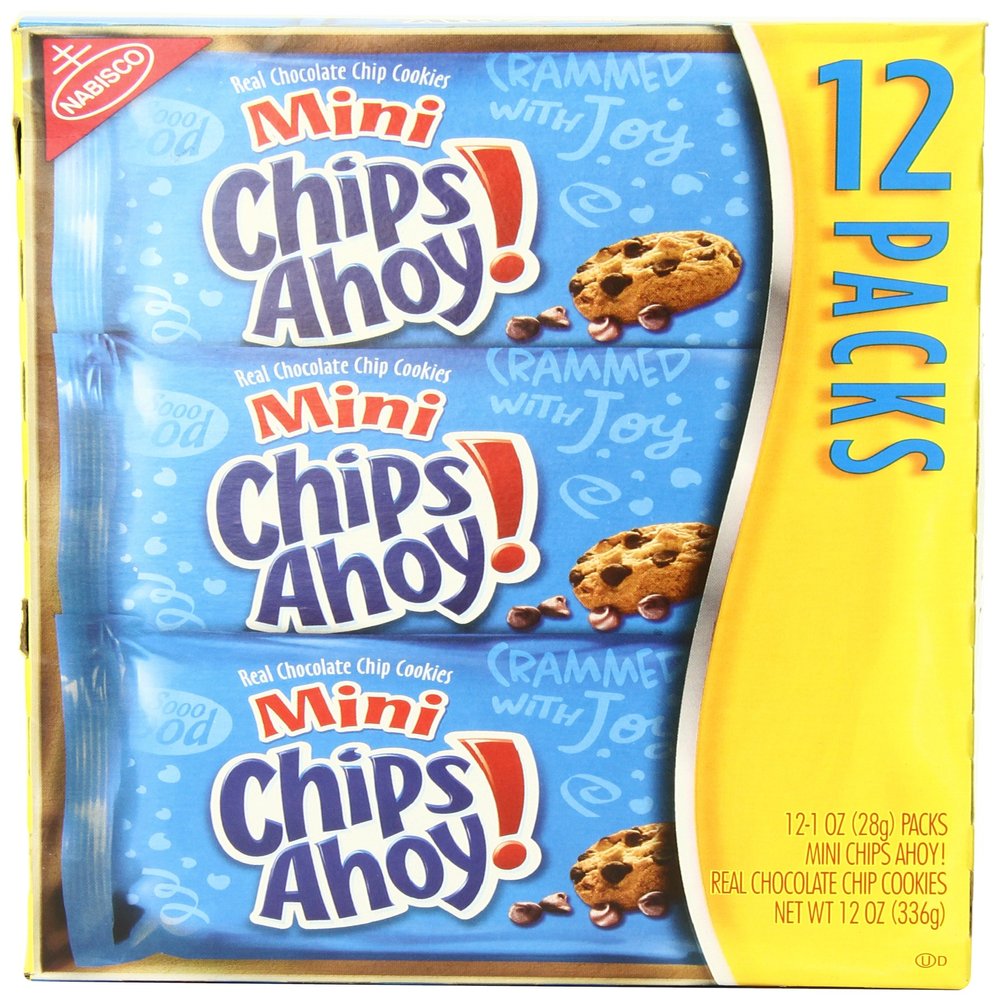 Chip Ahoy Chips Ahoy! Mini Cookies 1 Ounce (Pack Of 12)