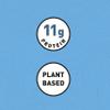 CLIF Bar Bar Energy Bars, Source of Protein, Vitamin B12 & B6, Blueberry Crisp, 12 x 68g, Blue view 3