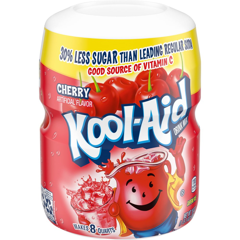 Kool-aid Cherry Mix 19oz Container (2 Pack) by N/A
