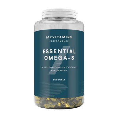 Myprotein Essential Omega 3 | 300mg Fish Oil Softgels with EPA & DHA | Supports Heart Health, Joint Care & General Wellbeing | 250 Capsules | 80 Day Supply | Omega-3 Fatty Acids Supplement