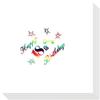 18th Birthday Multi-Coloured Foil Print Napkins 33cm 3ply - Pack of 15 view 1