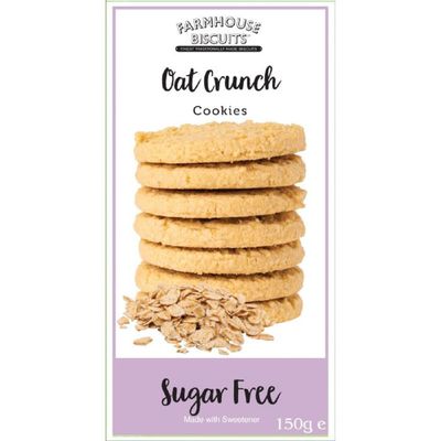Farmhouse Biscuits Sugar Free Oat Crunch Biscuits 150 g