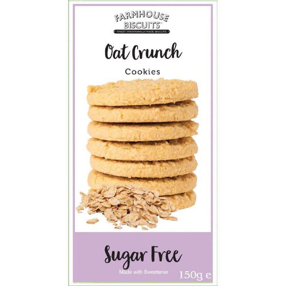 Farmhouse Biscuits Sugar Free Oat Crunch Biscuits 150 g