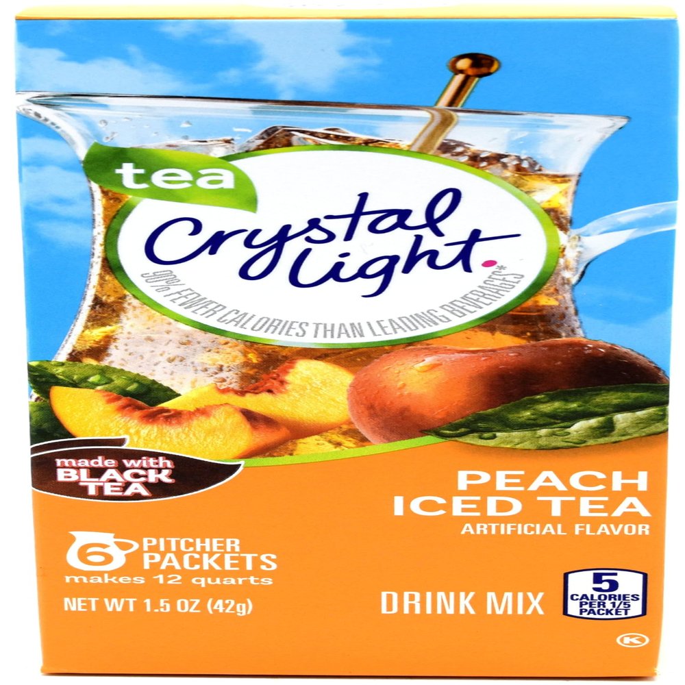 Crystal Light Peach Tea Drink Mix (12-Quart), 1.5-Ounce Packages (Pack Of 2)