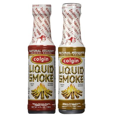 Colgin Bundle - 2 Items: Gourmet Liquid Smoke - Natural Mesquite And Natural Hickory Flavors (4 Oz Each)