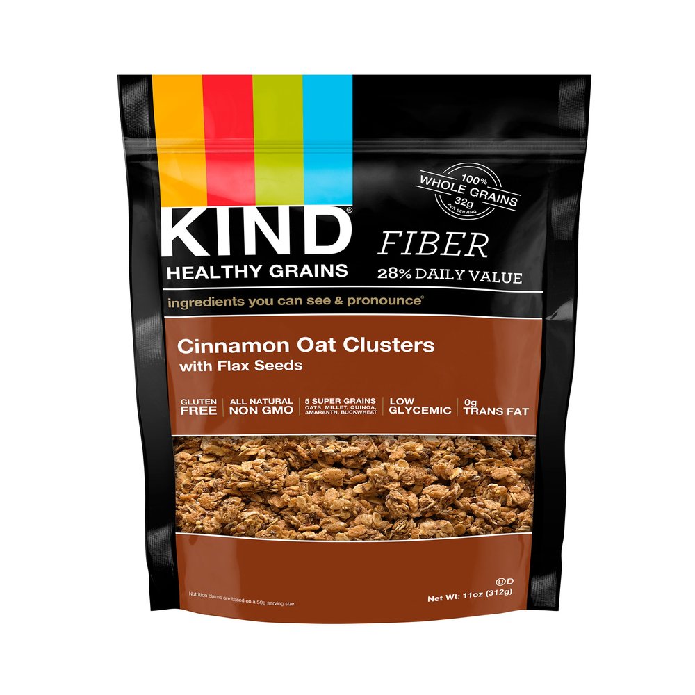 Healthy Grains Clusters Oat With Flax Seeds, 11 Oz