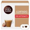 BOX OF NESCAFE DOLCE GUSTO CORTADO DECAF DECAFFEINATED COFFEE PODS view 2
