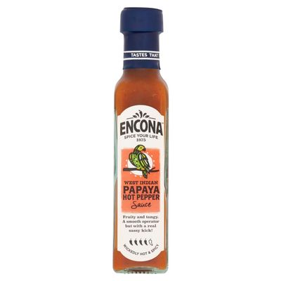 Encona West Indian Smooth Papaya Hot Pepper Sauce, 142g