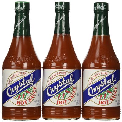 Crystal Hot Sauce Louisiana's Pure Hot Sauce - 12 oz (Pack of 3)