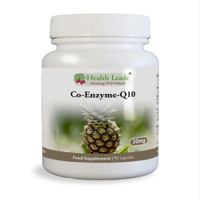 Coenzyme Q10 (CoQ10) 30mg x 90 Capsules (No Magnesium Stearate)