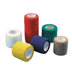 1x 10cm x 4.5m Steroplast Red Cohesive Elastic Bandage